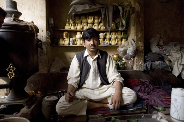 Portrait of a Tea maker in Kandahar 