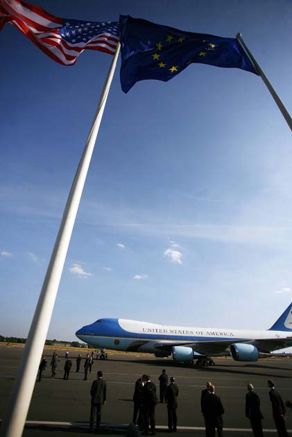 Air Force One at Tegel airport
