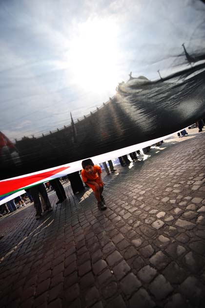 Anti-Bush protest in Rome