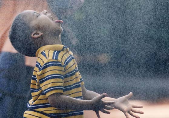 Hot weather in Washington