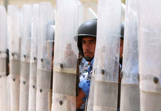 Iraqi police cadets