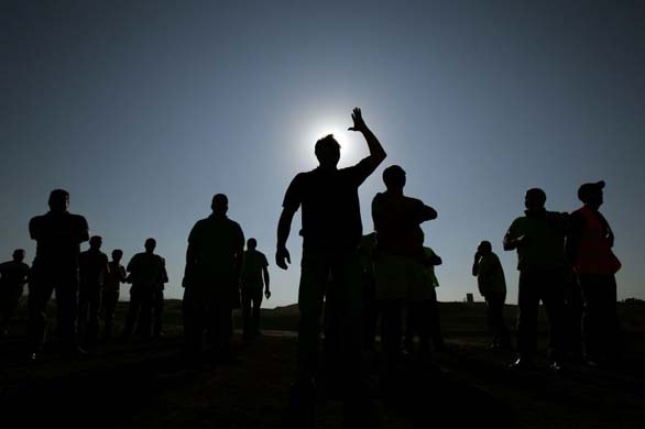Truck drivers strike in Spain