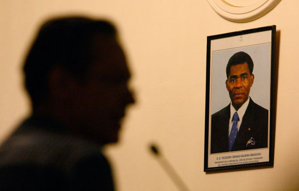 Simon Mann on trial in Malabo, Equitorial Guinea