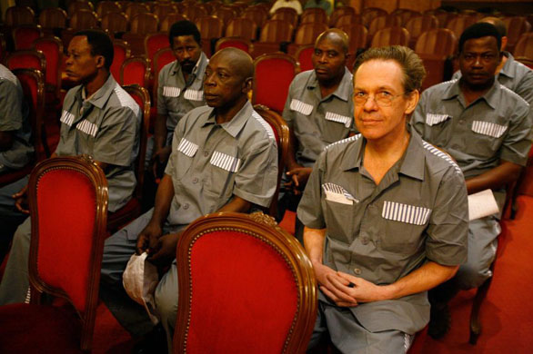 Simon Mann on trial in Malabo, Equitorial Guinea
