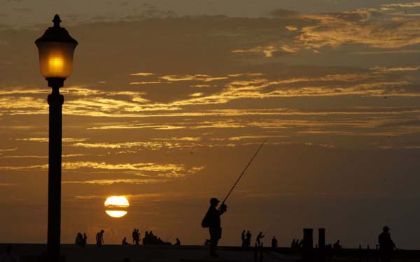 Along the Malecon in Havana