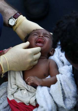 Immigrants arrive in Malta
