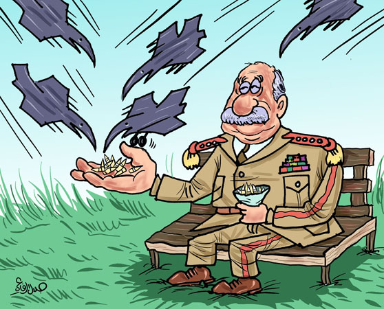 Lighting lamps: cartoons from the Middle East