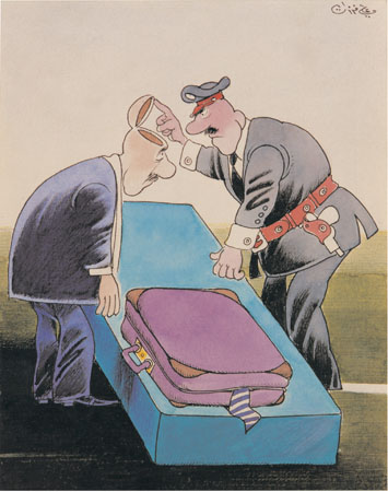 Lighting lamps: cartoons from the Middle East