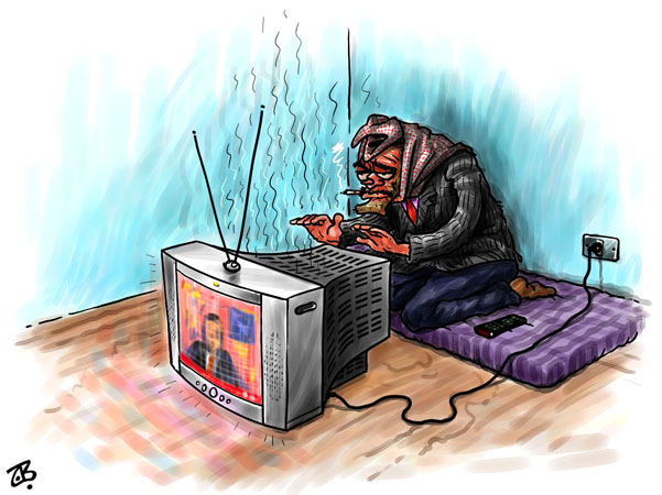 Lighting lamps: cartoons from the Middle East