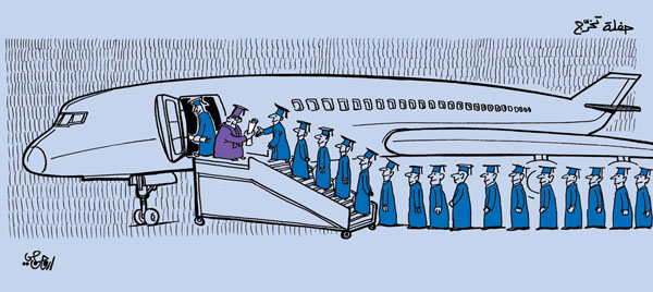 Lighting lamps: cartoons from the Middle East