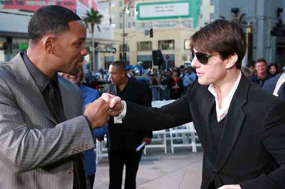 The Obama fist-bump is the new high-five, Will Smith and Tom Cruise 
