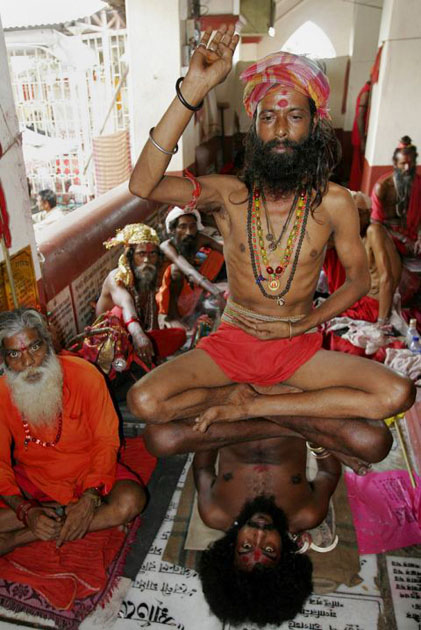 Sadhus in Gauhati 