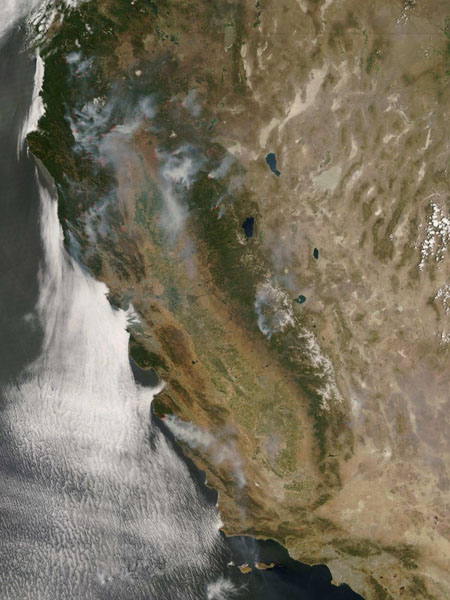 wildfires in northern california 