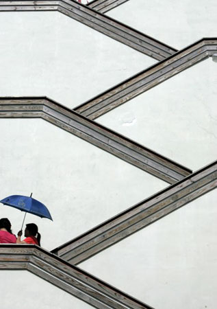 Kaohsiung, Taiwan: The stairway to the old British consulate