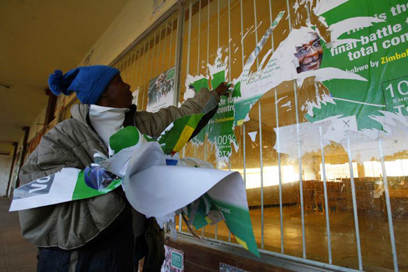 polling station in harare