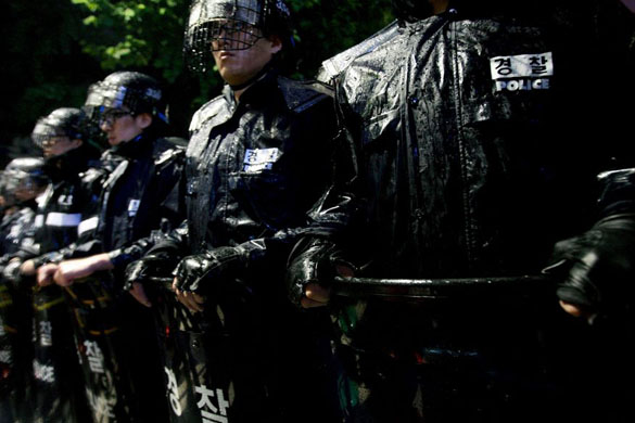 protest in seoul