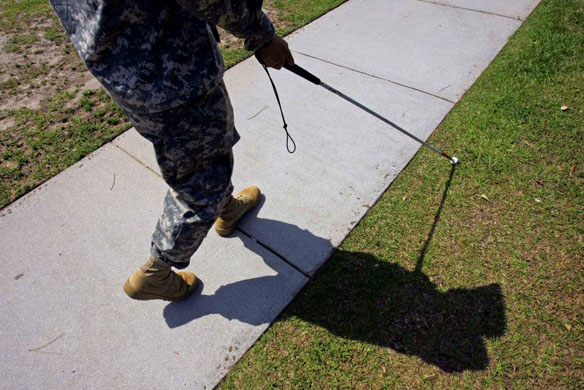 Injured officer in Fort Bragg 