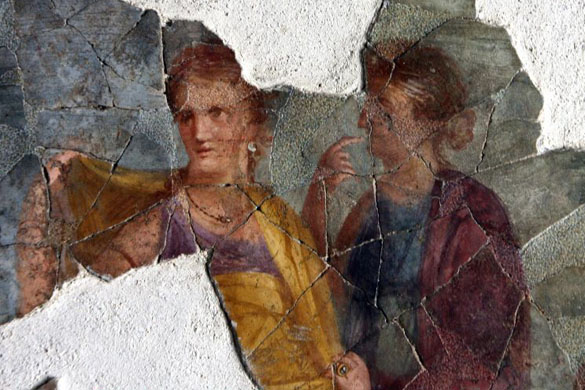 The restored palace of Augustus, Rome