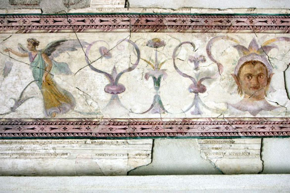 The restored palace of Augustus, Rome