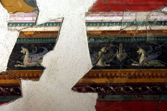 The restored palace of Augustus, Rome