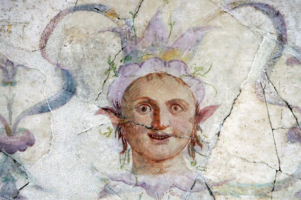 The restored palace of Augustus, Rome