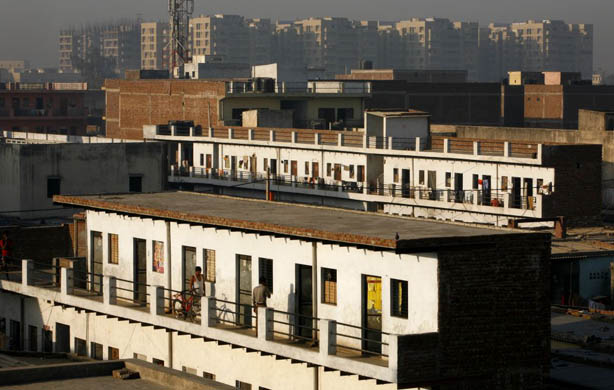 Garment factory workers in India