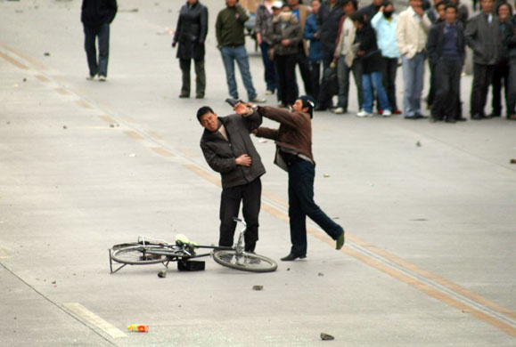 A week of violence in Tibet