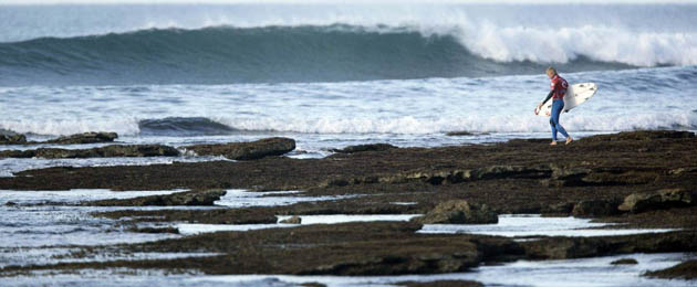 Mick Fanning during the Rip Curl Pro Surfing at Bells beach