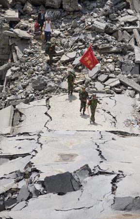 Earthquake survivors