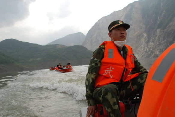 Yingxiu, epicentre of the China earthquake