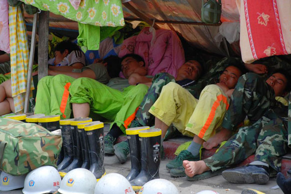 Yingxiu, epicentre of the China earthquake