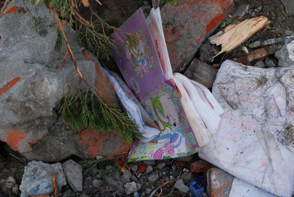 Yingxiu, epicentre of the China earthquake