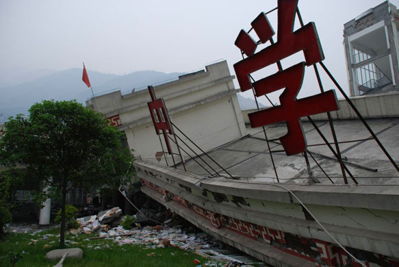 Yingxiu, epicentre of the China earthquake