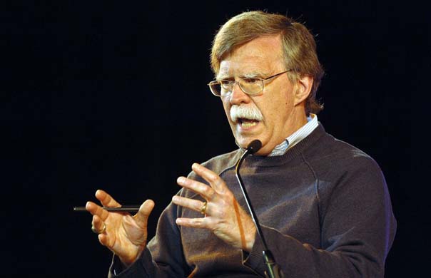 John Bolton at Hay Festival