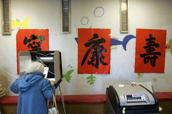 Election day 2008 in the US