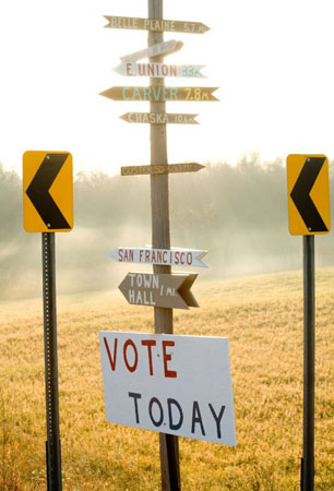 Election day 2008 in the US