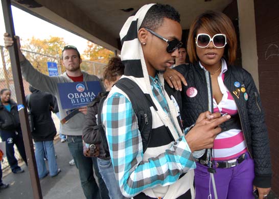 Election day 2008 in the US