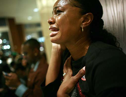 Obama supporter in Virginia