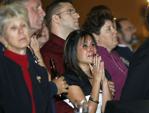 McCain's supporters shed a tear as they realise that they have lost