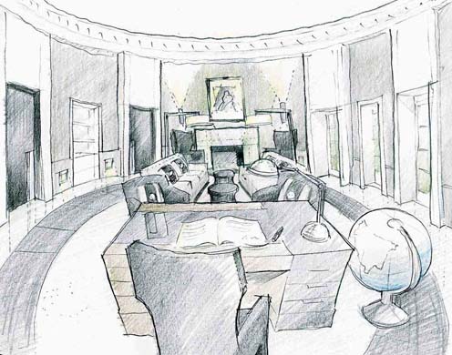Oval Office for Barack Obama