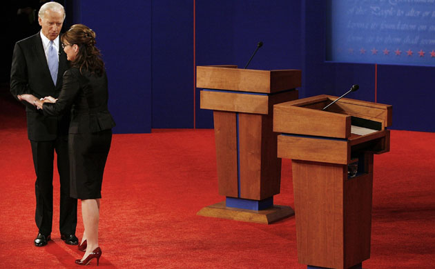 Joe Biden, Sarah Palin, vice presidential debate