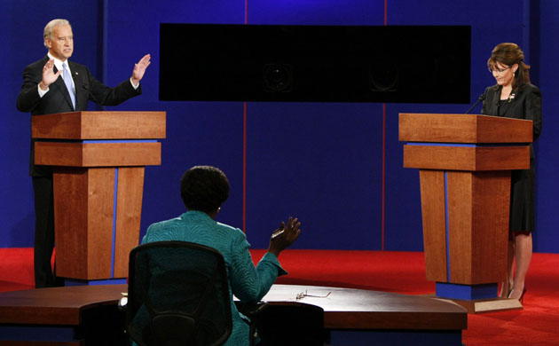 Joe Biden, Sarah Palin, vice presidential debate