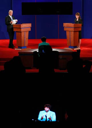 Joe Biden, Sarah Palin, vice presidential debate