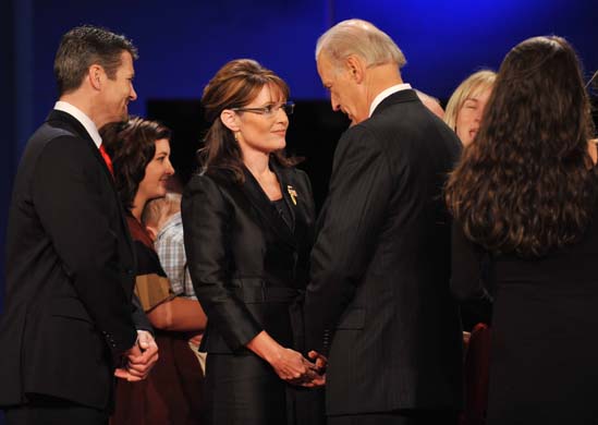 Joe Biden, Sarah Palin, vice presidential debate