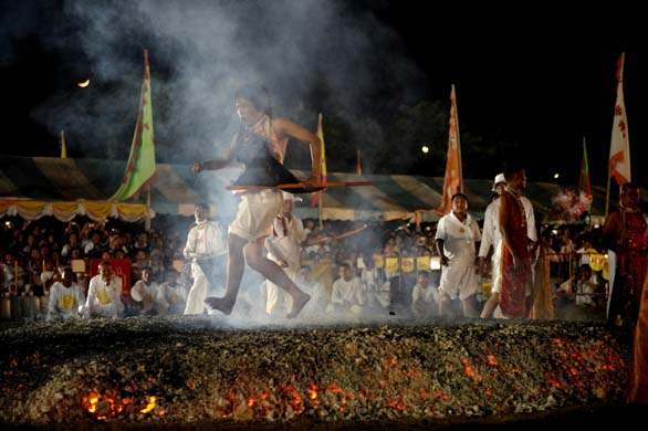 Thailand, Phuket, Vegetarian Festival Procession