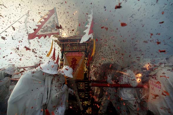 Thailand, Phuket, Vegetarian Festival Procession