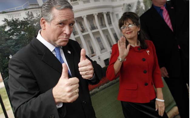 Presidential debate in Nashville: Barack Obama and John Mccain