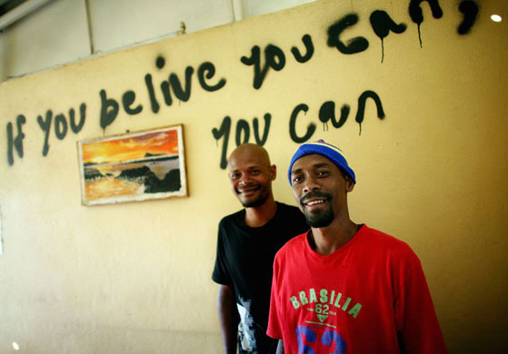 A group of Chagossian people in Mauritius who want to return to Diego Garcia Island in the Indian Ocean. The residents of the Chagos islands were removed in 1971 to make way for a military base
