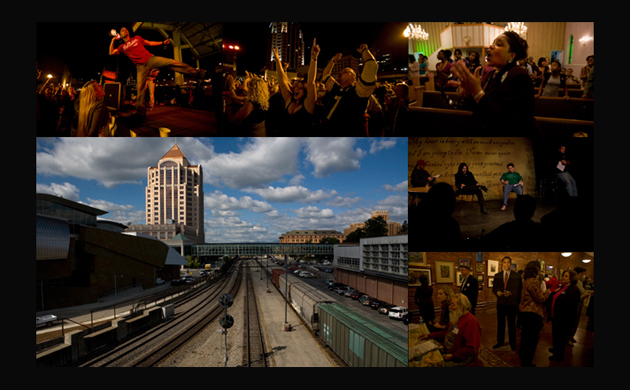 US election campaign in Roanoke