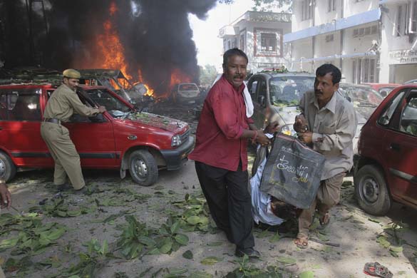 Injured man in Guwahati